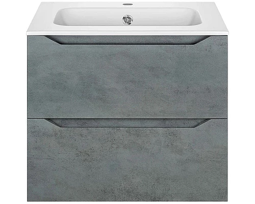Купить Комплект мебели бетон 61 см Vincea Norma VMC-2N600BT + VCB-2N600W + VLM-2J600 в магазине сантехники Santeh-Crystal.ru