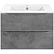 Заказать Тумба с раковиной бетон 61,5 см Vincea Mia VMC-2MC600BT + VBS-13960 в магазине сантехники Santeh-Crystal.ru