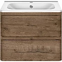 Тумба с раковиной дуб винтаж 59,4 см Vincea Vico VMC-2V600VO + VCB-2VP600W