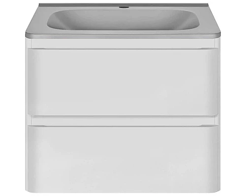 Купить Комплект мебели белый глянец 59,4 см Vincea Vico VMC-2V600GW + VCB-2VP600G + VLM-2N600+ в магазине сантехники Santeh-Crystal.ru