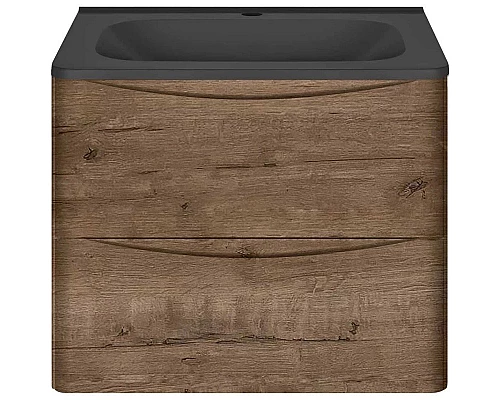 Заказать Тумба с раковиной дуб винтаж 59,4 см Vincea Paola VMC-2P600VO + VCB-2VP600B в магазине сантехники Santeh-Crystal.ru