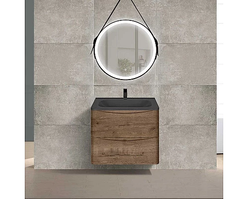 Заказать Тумба с раковиной дуб винтаж 59,4 см Vincea Paola VMC-2P600VO + VCB-2VP600B в магазине сантехники Santeh-Crystal.ru