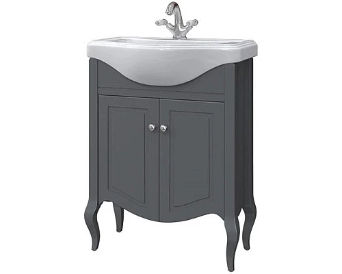 Купить Тумба графит матовый 65,6 см Caprigo Verona 33517-TP810 в магазине сантехники Santeh-Crystal.ru