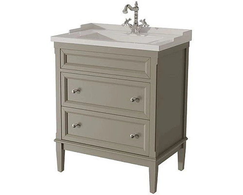 Приобрести Тумба серый матовый 70,3 см Caprigo Jardin 10422-B021 в магазине сантехники Santeh-Crystal.ru