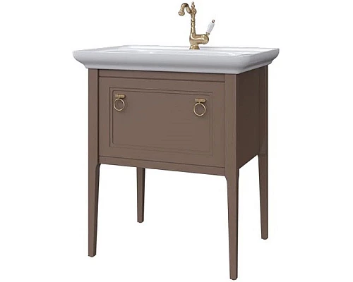 Заказать Тумба шоколад матовый 64,6 см Caprigo Jersey 34311-TP809 в магазине сантехники Santeh-Crystal.ru