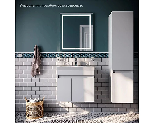 Заказать Тумба белый матовый 59,2 см IDDIS Zodiac ZOD6CD0i95 в магазине сантехники Santeh-Crystal.ru