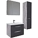 Купить Комплект мебели бетон пайн/графит матовый 70,1 см Grossman Талис 107010 + 4627173210171 + 207006 в магазине сантехники Santeh-Crystal.ru