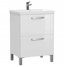 Тумба белый глянец 58,5 см Cersanit Melar 64128