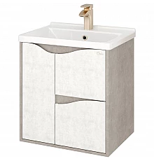 Тумба светлый камень/бетон крем 57,6 см Onika Брендон 106138