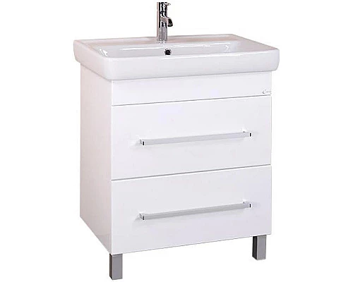 Заказать Тумба белый глянец 55,5 см Onika Олимп 106039 в магазине сантехники Santeh-Crystal.ru