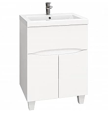 Тумба белый глянец 57 см Onika Стрим 106144