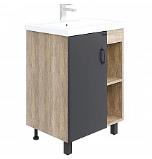 Тумба дуб сонома/серый матовый 56,2 см Onika Тимбер 106141