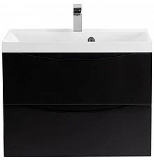 Тумба Nero Lucido 69,6 см BelBagno Marino MARINO-700-2C-SO-NL-P