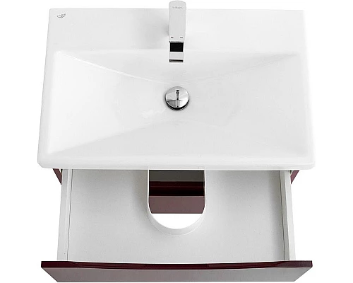 Приобрести Тумба Bordo Lucido 56,4 см BelBagno Marino MARINO-CER-600-2C-SO-BRDL-P в магазине сантехники Santeh-Crystal.ru