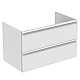 Купить Тумба белый матовый 80 см 2 ящика Ideal Standard Tesi T0051OV в магазине сантехники Santeh-Crystal.ru