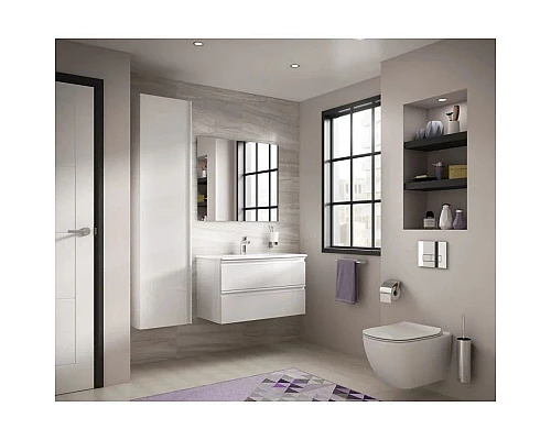 Купить Тумба белый матовый 80 см 2 ящика Ideal Standard Tesi T0051OV в магазине сантехники Santeh-Crystal.ru