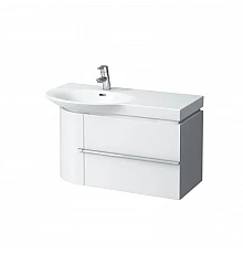 Тумба белый матовый 84,1 см 2 выдвижных ящика Laufen Case 4.0153.2.075.463.1