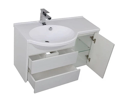 Приобрести Тумба белый 89,1 см Aquanet Лайн 00164936 в магазине сантехники Santeh-Crystal.ru