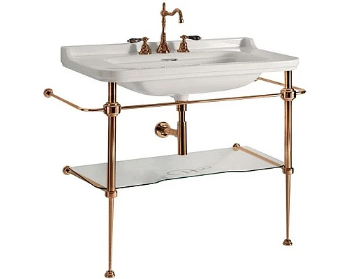 Купить Консоль для раковины бронза Kerasan Waldorf 9197K3br в магазине сантехники Santeh-Crystal.ru