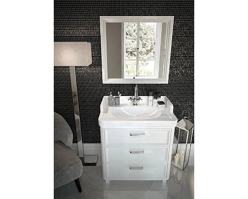 Приобрести Тумба белый глянец 77 см Kerama Marazzi Pompei PO.80.3WHT в магазине сантехники Santeh-Crystal.ru