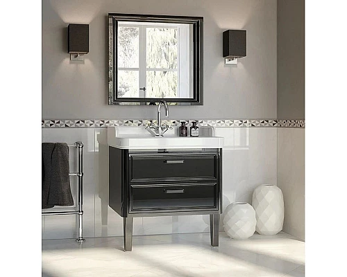 Заказать Тумба черный глянец 77 см Kerama Marazzi Pompei PO.80.2BLK в магазине сантехники Santeh-Crystal.ru