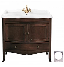 Тумба с раковиной белый 90 см Tiffany World Veronica Nuova VER3090B+AR864BIx1KOMPLEKT