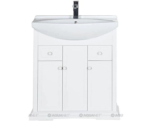 Приобрести Тумба белый 78,3 см Aquanet Лагуна 00175299 в магазине сантехники Santeh-Crystal.ru