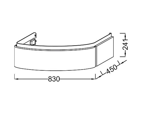 Заказать Тумба оливковый матовый 83 см Jacob Delafon Presquile EB1100-M47 в магазине сантехники Santeh-Crystal.ru