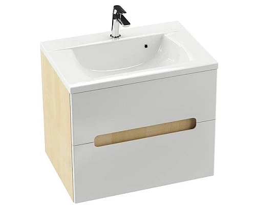Заказать Тумба 80 см береза/белый глянец Ravak SD Classic II L X000000911 в магазине сантехники Santeh-Crystal.ru