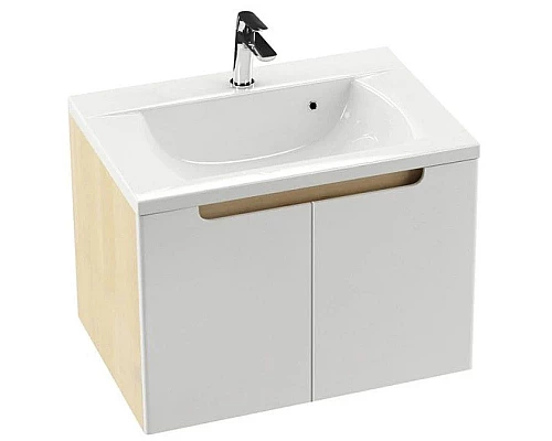 Приобрести Тумба 80 см береза/белый глянец Ravak SDD Classic X000001094 в магазине сантехники Santeh-Crystal.ru