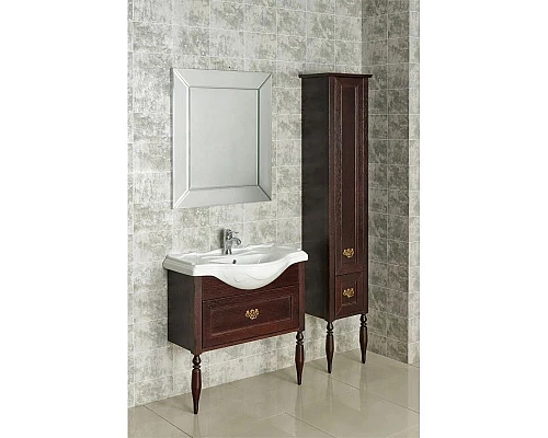 Купить Тумба дуб тёмный шоколад 83 см Roca America Evolution L ZRU9302959 в магазине сантехники Santeh-Crystal.ru