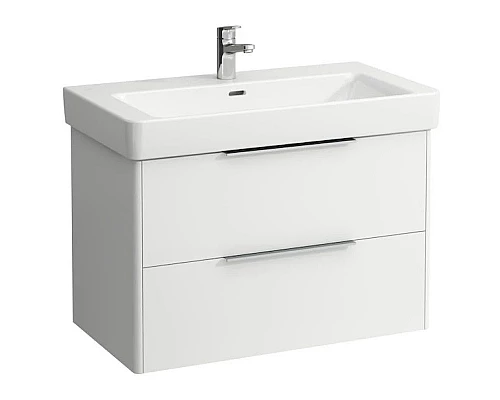 Приобрести Тумба белый матовый 80,9 см Laufen Base 4.0239.2.110.260.1 в магазине сантехники Santeh-Crystal.ru