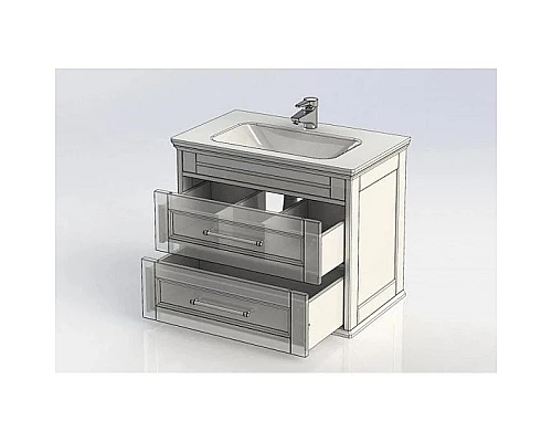 Купить Тумба белый ясень 77 см Aquanet Бостон 00206551 в магазине сантехники Santeh-Crystal.ru