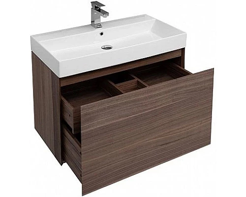 Приобрести Тумба орех 85 см Aquanet Нью-Йорк 00203947 в магазине сантехники Santeh-Crystal.ru