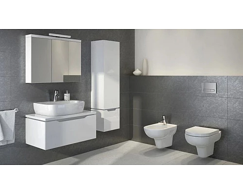 Приобрести Тумба белый глянец 79,8 см Cersanit Street Fusion SU-SFU80-CAS в магазине сантехники Santeh-Crystal.ru