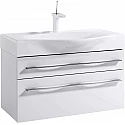 Тумба с раковиной белый глянец 80 см Aqwella 5 Stars Milan SETMil.01.08/2/W/Ber.08.04.D Тумба с раковиной белый глянец 80 см Aqwella 5 Stars Milan SETMil.01.08/2/W/Ber.08.04.D