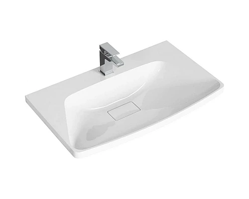 Заказать Тумба с раковиной белый глянец 80 см Aqwella 5 Stars Neringa SETNER0108/Ner.08.04.D в магазине сантехники Santeh-Crystal.ru