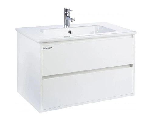 Заказать Тумба с раковиной белый глянец 77,6 см Bellezza Лоренцо 4639113270015 + 4660018640177 в магазине сантехники Santeh-Crystal.ru