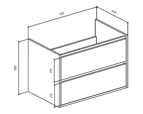 Заказать Тумба с раковиной белый глянец 77,6 см Bellezza Лоренцо 4639113270015 + 4660018640177 в магазине сантехники Santeh-Crystal.ru