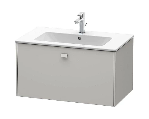 Приобрести Тумба бетонно-серый матовый 82 см Duravit Brioso BR400200707 в магазине сантехники Santeh-Crystal.ru