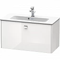 Тумба белый глянец 82 см Duravit Brioso BR401101022