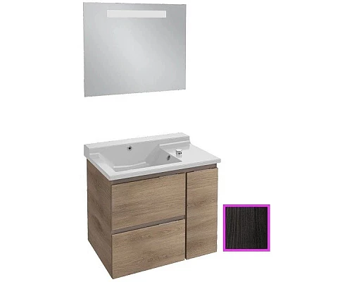 Купить Тумба черное дерево 76 см Jacob Delafon Soprano EB1333-E15 в магазине сантехники Santeh-Crystal.ru