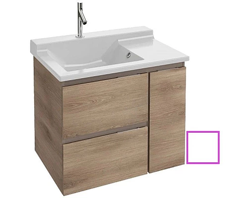 Заказать Тумба белый 76 см Jacob Delafon Soprano EB1330-N18 в магазине сантехники Santeh-Crystal.ru