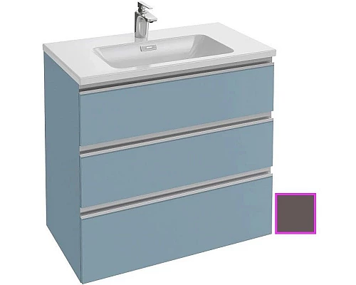 Заказать Тумба светло-коричневый глянец 80 см Jacob Delafon Vox EB2048-RA-G80 в магазине сантехники Santeh-Crystal.ru