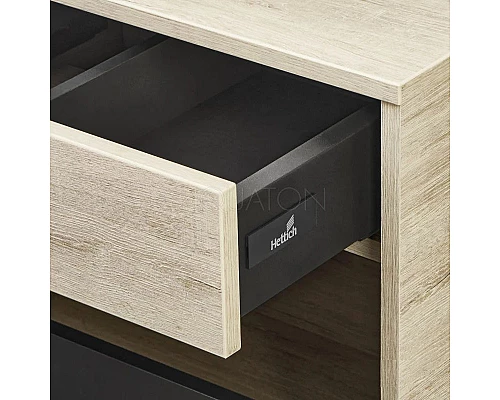 Заказать Тумба серый графит/дуб орегон 80 см Акватон Лофт Урбан 1A247601LQX60 в магазине сантехники Santeh-Crystal.ru