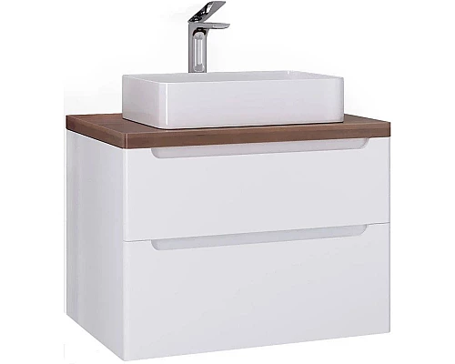 Заказать Тумба белый глянец 80 см Jorno Wood Wood.01.80/P/W + Wood.06.80/DW в магазине сантехники Santeh-Crystal.ru