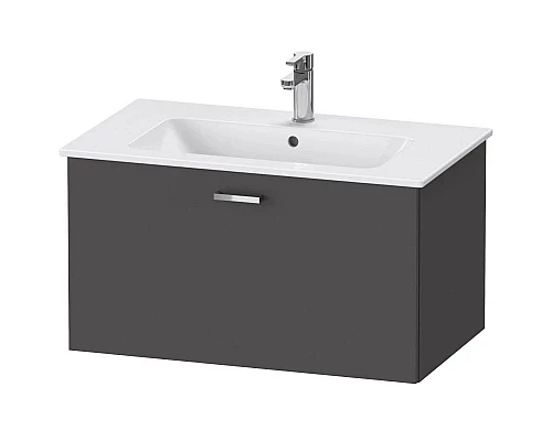 Купить Тумба графит матовый 80 см Duravit XBase XB603104949 в магазине сантехники Santeh-Crystal.ru