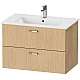 Заказать Тумба дуб 80 см Duravit XBase XB612103030 в магазине сантехники Santeh-Crystal.ru