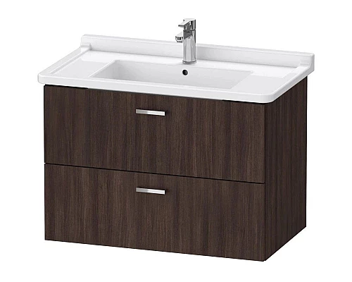 Приобрести Тумба каштан 80 см Duravit XBase XB618605353 в магазине сантехники Santeh-Crystal.ru