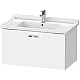 Купить Тумба белый матовый 80 см Duravit XBase XB603601818 в магазине сантехники Santeh-Crystal.ru